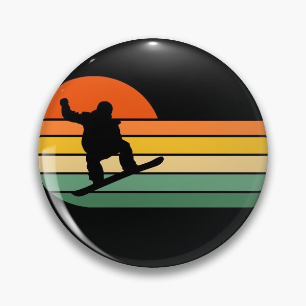 Item preview, Snowboarder, Snowboarding, Freestyle, Tricks, Retro, Vintage Sunset  designed and sold by JellyBeenzz.