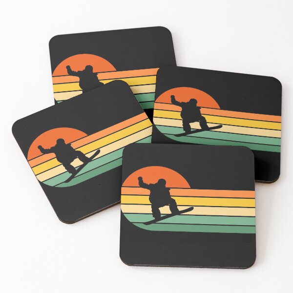 Item preview, Snowboarder, Snowboarding, Freestyle, Tricks, Retro, Vintage Sunset  designed and sold by JellyBeenzz.
