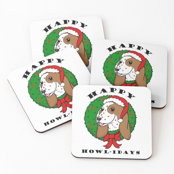 Item preview, Happy Howl-idays designed and sold by sharkbait83.