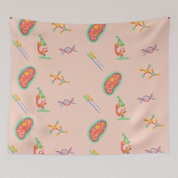Item preview, Virology Biology Pattern Orange designed and sold by JessyDesigns.