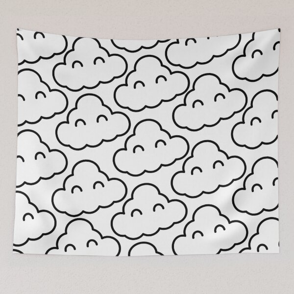 Item preview, Mint Indie Cloud Print  designed and sold by Mint Indie High Street.