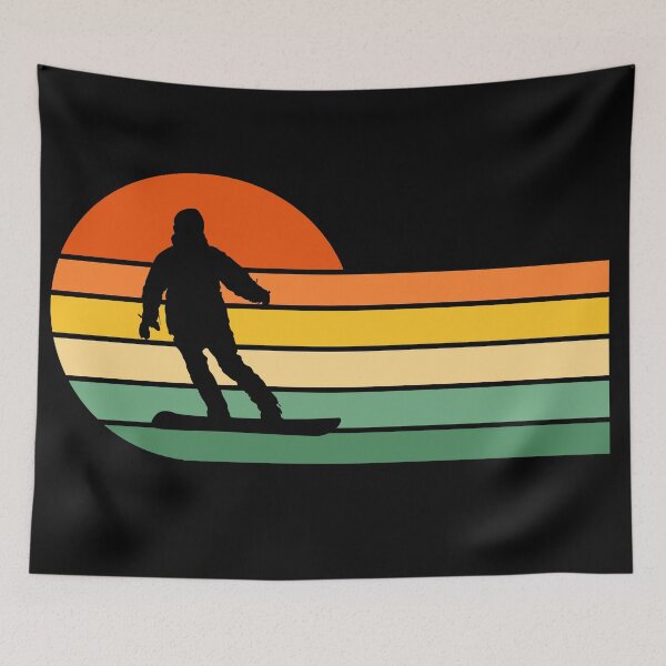 Item preview, Snowboarder, Snowboarding, Freestyle, Tricks, Retro, Vintage Sunset #2 designed and sold by JellyBeenzz.