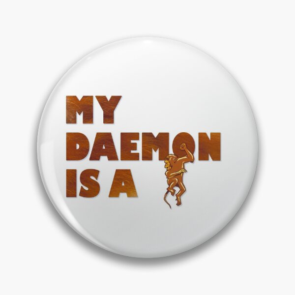 Item preview, MY DAEMON IS A GOLDEN MONKEY designed and sold by thebowtrucklesh.