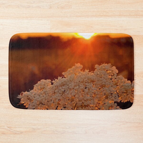 Item preview, Yarrow in the Sunset | Evening Sky in Lower Franconia | Summer Nature Photography designed and sold by KristinasPhotos.