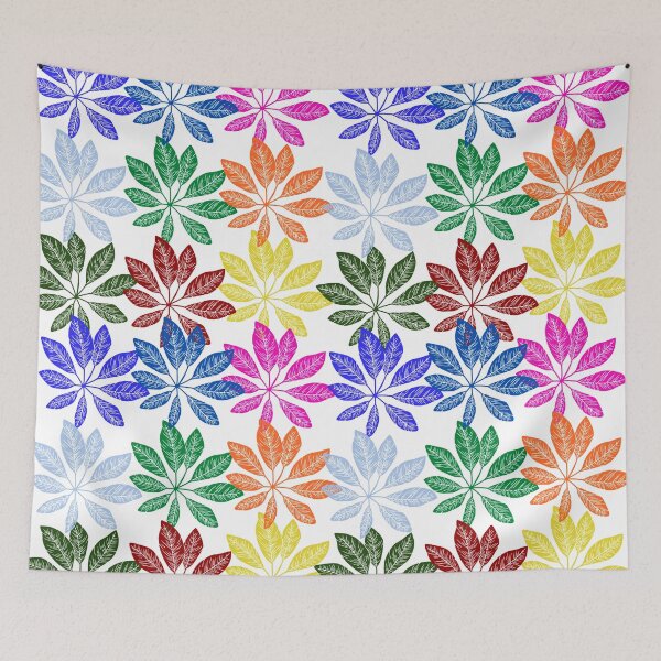 Item preview, Sheek colorful modern tropical flowers designed and sold by DaughterofYah.
