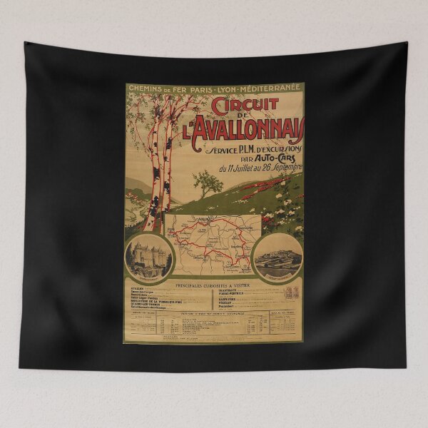 Item preview, retro classic PLM Avallonais poster designed and sold by CorasPosters.
