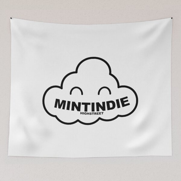 Item preview, Minty Cloud Logo  designed and sold by Mint Indie High Street.