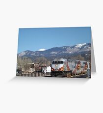 New Mexico Railrunner, Santa Fe, New Mexico Greeting Card