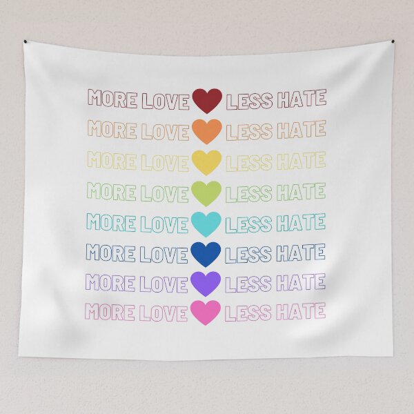 Item preview, More love, less hate designed and sold by GionaSophia.