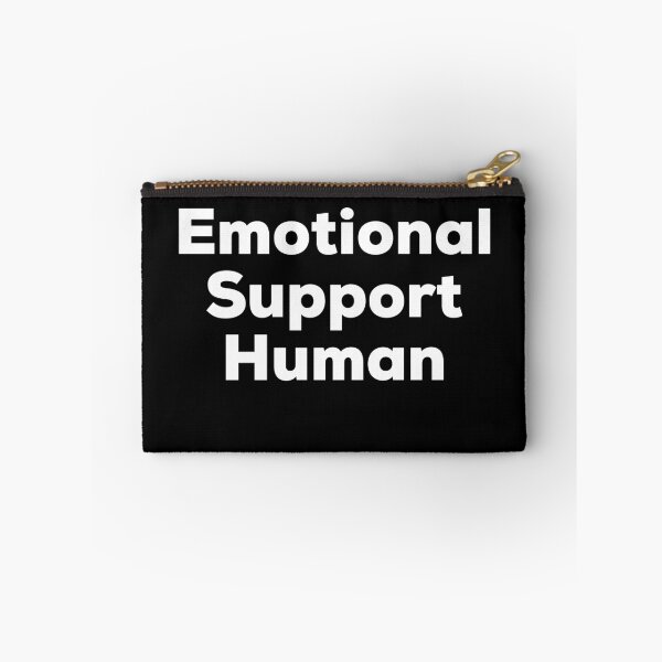 Item preview, Emotional Support Human Funny Sarcastic Design designed and sold by Trankix.