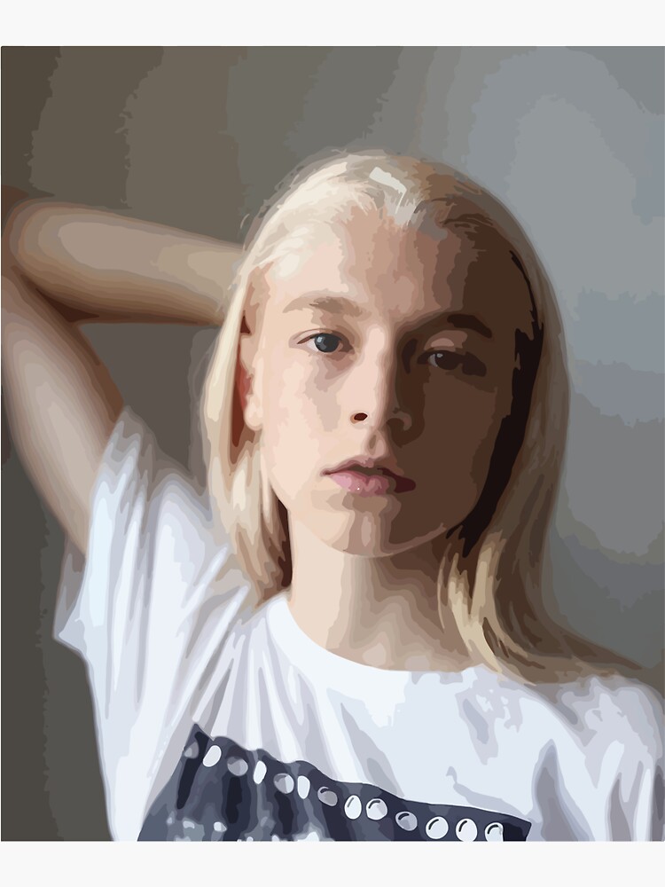 "Hunter Schafer Digital Drawing " Sticker for Sale by unlostsar Redbubble