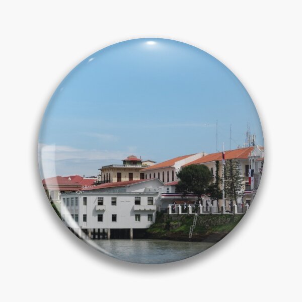 Item preview, View of waterfront and old town Casco Viejo in Panama City designed and sold by krisgreenwood.