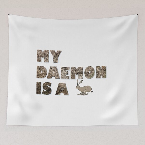 Item preview, MY DAEMON IS A HARE designed and sold by thebowtrucklesh.
