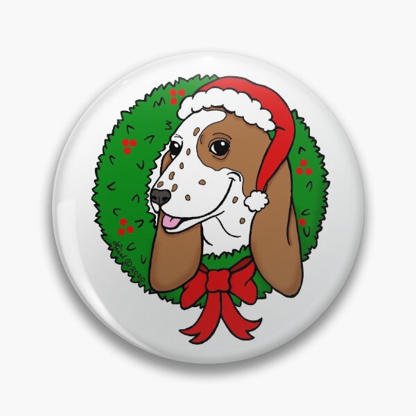 Item preview, Christmas Basset designed and sold by sharkbait83.