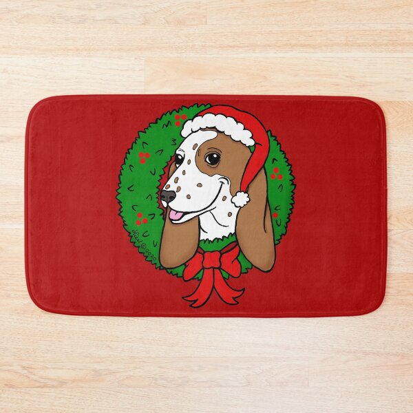 Item preview, Christmas Basset designed and sold by sharkbait83.