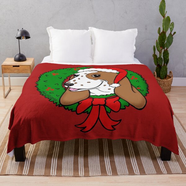 Item preview, Christmas Basset designed and sold by sharkbait83.