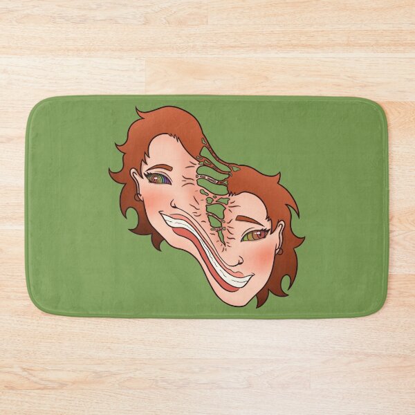 Item preview, Trippy redhead split face rainbow designed and sold by Shred-Lettuce.