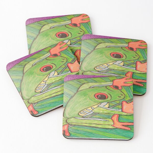 Item preview, Red eye tree frog designed and sold by Nickelr1999.