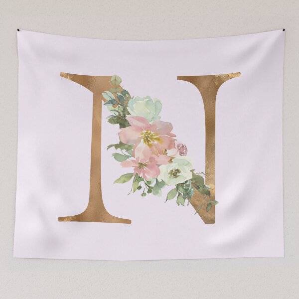 Item preview, Letter N Monogram designed and sold by WisdomInspired.