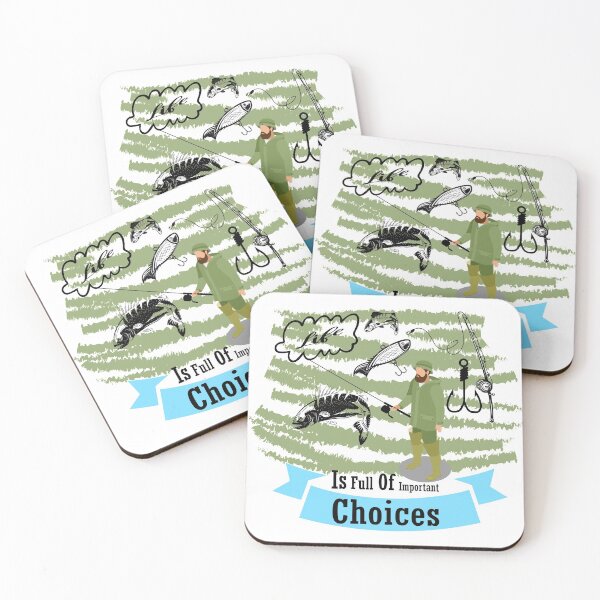 Item preview, Life Is Full Of Important Choices Fishing:For Mom,For Dad,Fishing lover designed and sold by Chaos Pixel Studio.