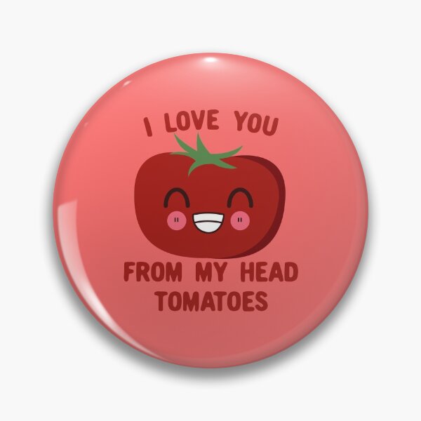 Item preview, I Love you from my head Tomatoes Kawaii Tomato designed and sold by KawaiiPark.