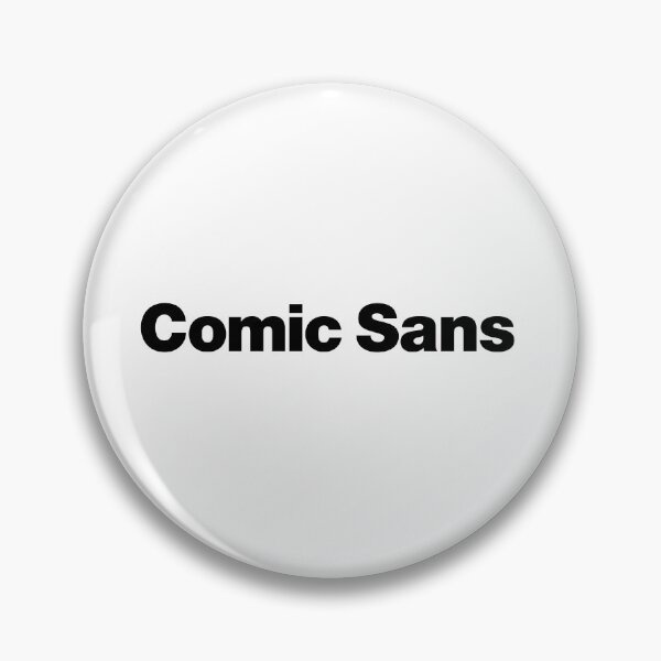 Item preview, Comic Sans in Helvetica (black) designed and sold by dudethecreator.