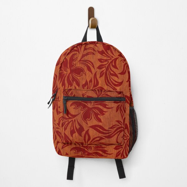 Item preview, Waikiki Hibiscus Hawaiian Pareau Floral - Red and Orange designed and sold by DriveIndustries.