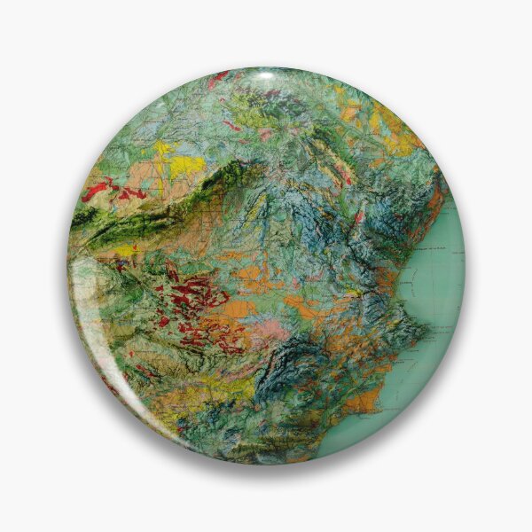 Item preview, 1966 Spain Relief Map 3D digitally-rendered designed and sold by ThinkAboutMaps.