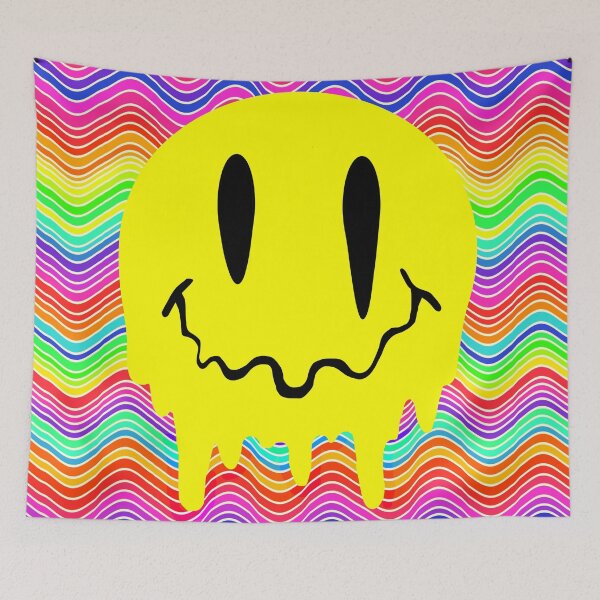 Item preview, melted trippy face designed and sold by EGB-arts.