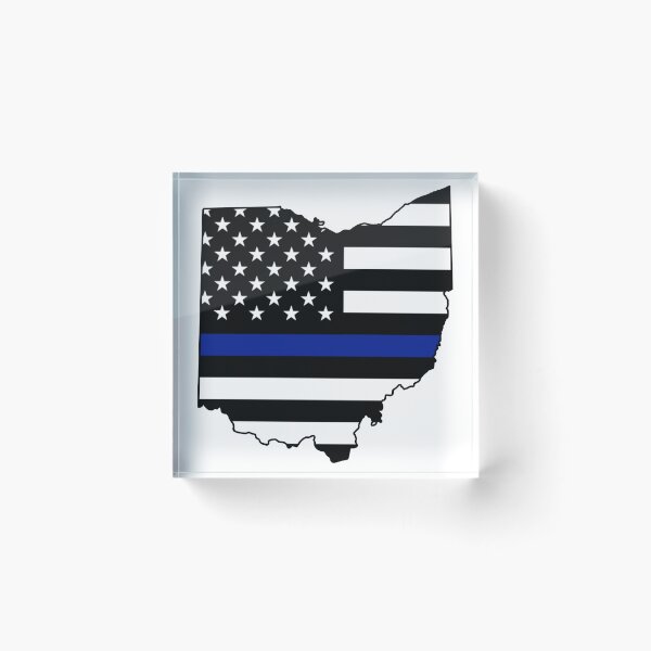 Item preview, Ohio Blue Line Flag designed and sold by condog313.