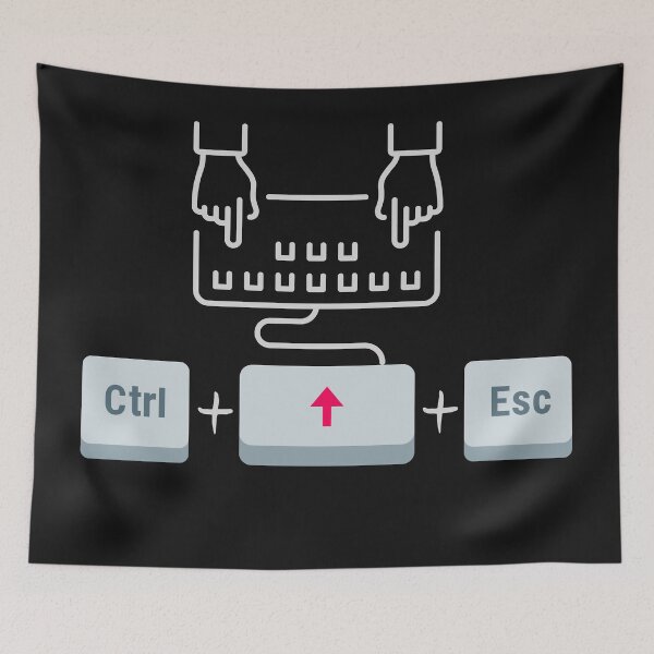 Item preview, IT Keyboard Shortcuts: Shutdown! designed and sold by Nancyanna.
