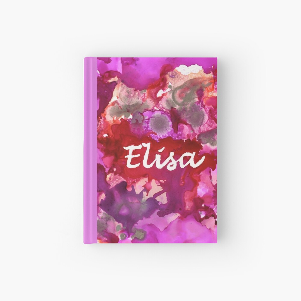 "Elisa" Hardcover Journal by LymphomaLass Redbubble