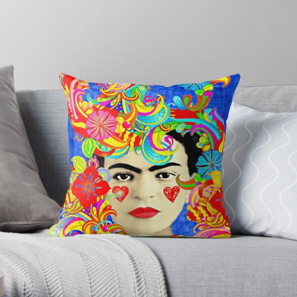 18x18 Multicolor Pop art and memes Cool Gamer Girl Throw Pillow