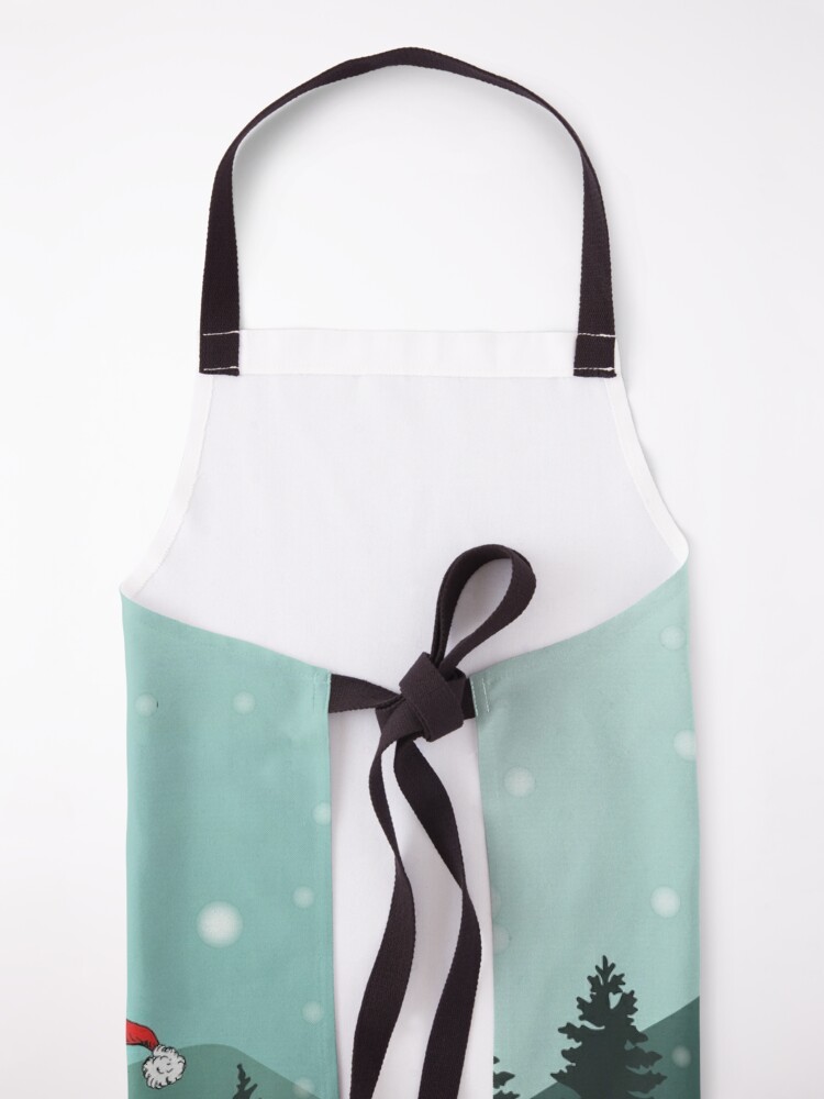 Discover Barry Wood Funny Christmas Kitchen Apron