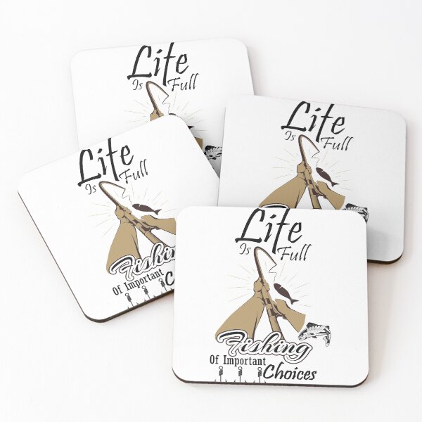 Item preview, Life Is Full Of Important Choices Fishing:For Mom,For Dad,Fishing lover designed and sold by Chaos Pixel Studio.