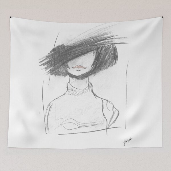 Item preview, Stylish Girl Sketch  designed and sold by Jon-Marc Dale.