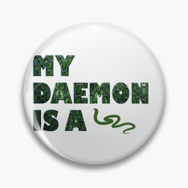 Item preview, MY DAEMON IS A SNAKE designed and sold by thebowtrucklesh.