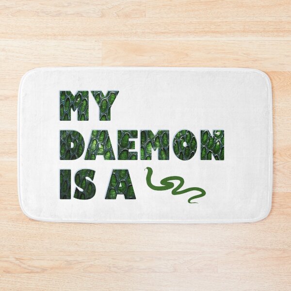 Item preview, MY DAEMON IS A SNAKE designed and sold by thebowtrucklesh.