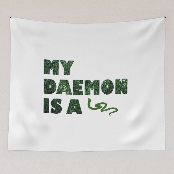 Item preview, MY DAEMON IS A SNAKE designed and sold by thebowtrucklesh.