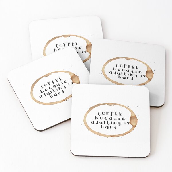 Item preview, Coffee because adulting is hard designed and sold by stampbliss.