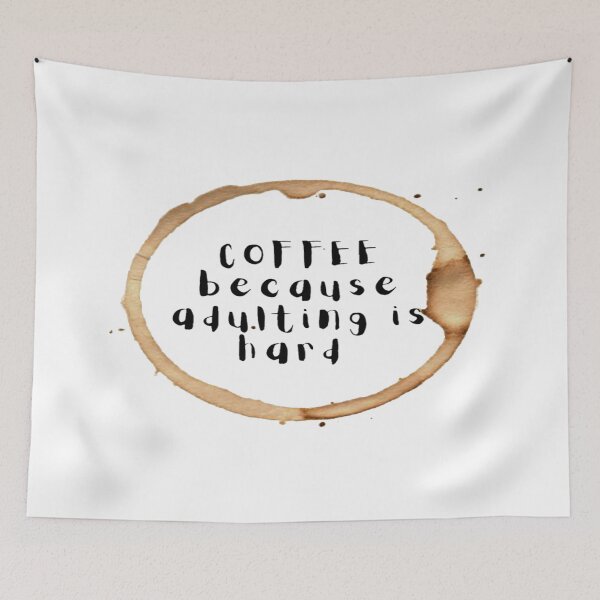 Item preview, Coffee because adulting is hard designed and sold by stampbliss.