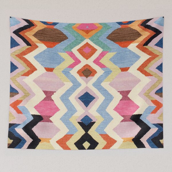 Aperçu de l'œuvre Colored Oriental Berber Traditional Moroccan Artwork créée et vendue par SpaceBazaar.