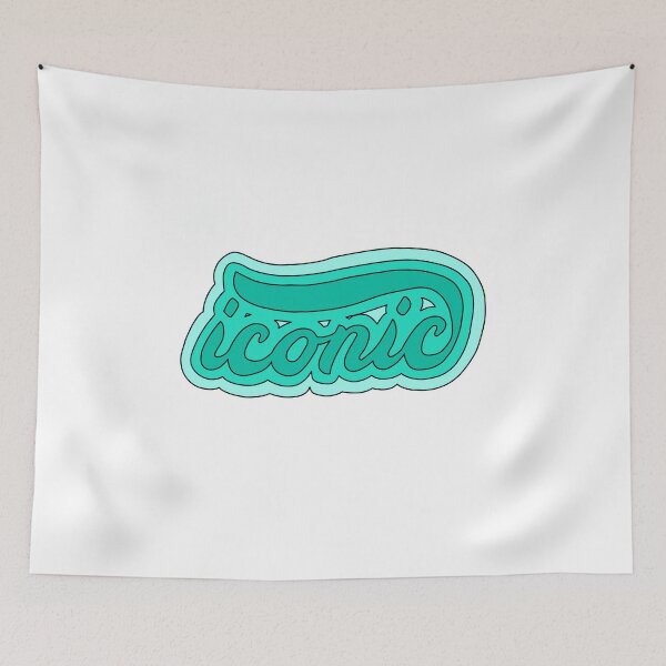 Item preview, Iconic (blue-green) designed and sold by Salty-Parabola.