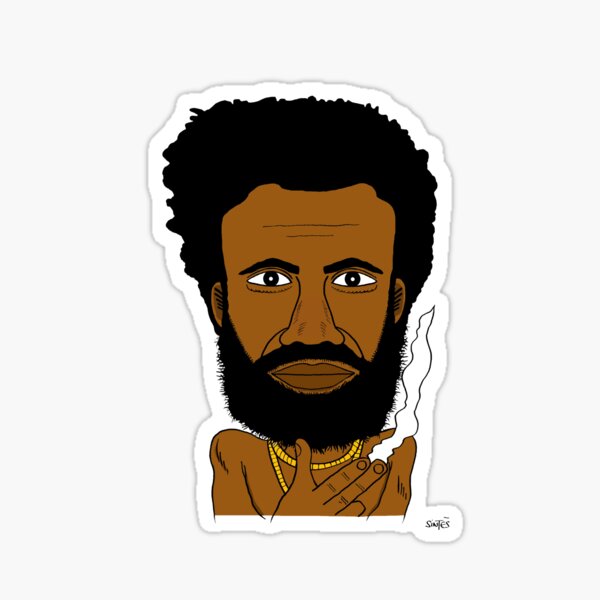 Dessin This Is America Sticker