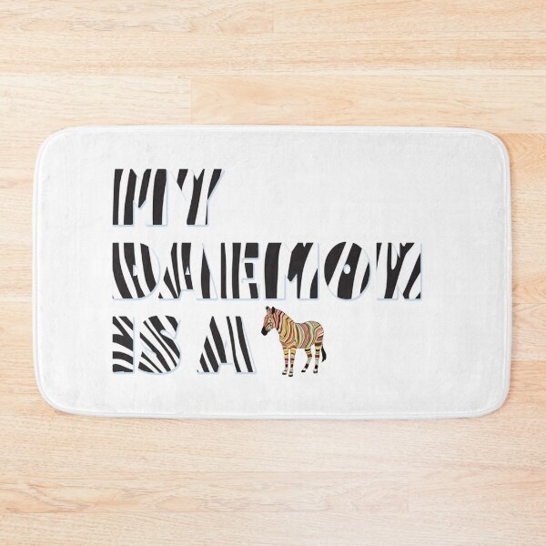 Item preview, MY DAEMON IS A ZEBRA designed and sold by thebowtrucklesh.
