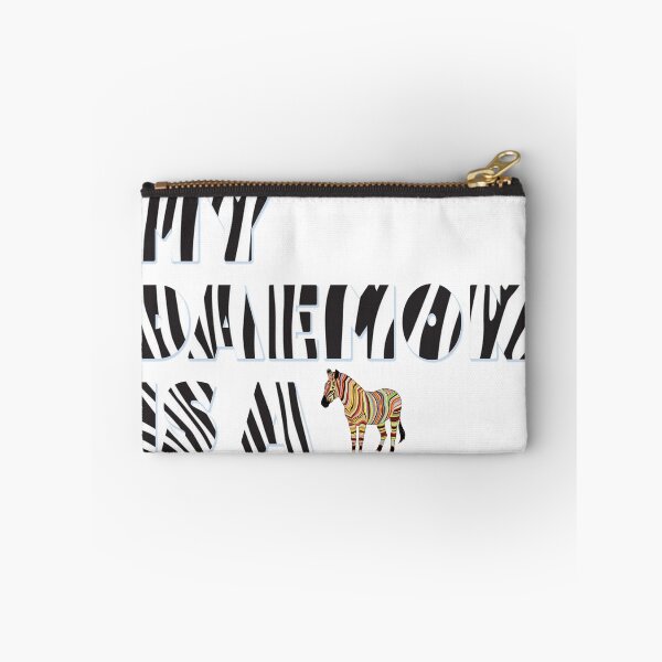 Item preview, MY DAEMON IS A ZEBRA designed and sold by thebowtrucklesh.