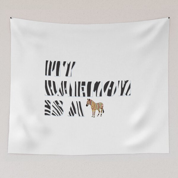 Item preview, MY DAEMON IS A ZEBRA designed and sold by thebowtrucklesh.
