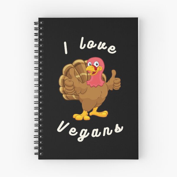 Item preview, I Love Vegans Turkey Happy Thanksgiving Holiday designed and sold by RGVDesigns.