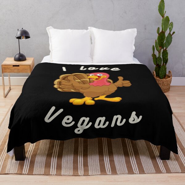 Item preview, I Love Vegans Turkey Happy Thanksgiving Holiday designed and sold by RGVDesigns.