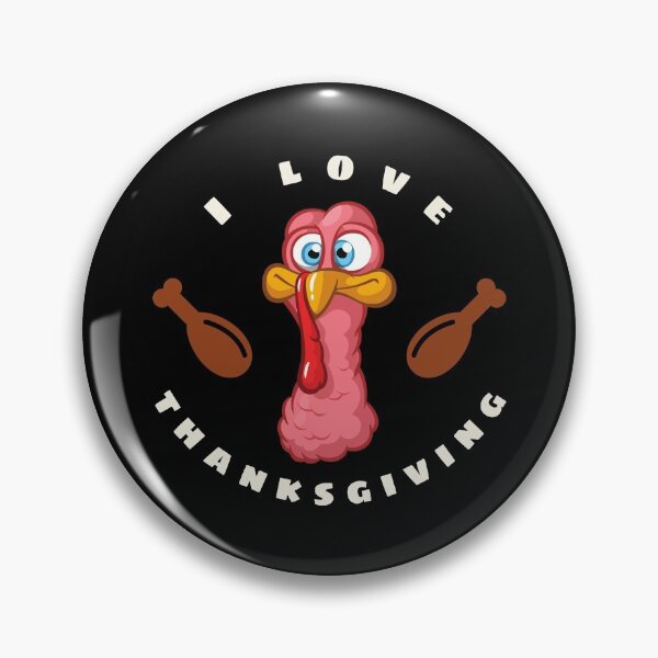 Item preview, I Love Thanksgiving Turkey Happy Holidays designed and sold by RGVDesigns.
